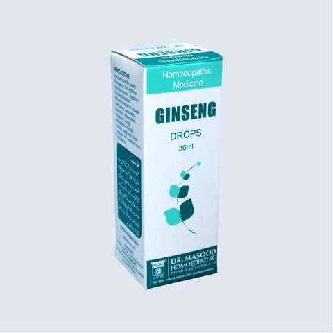 GINSENG drops by - Dr. Masood Homoeopathic-for-nervous system-buyonline GINSENG drops by - Dr. Masood Homoeopathic-for-nervous system-buyonline