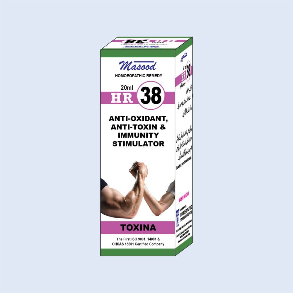 HR-38 (TOXINA) - Dr. Masood Homoeopathic Pharmaceuticals HR-38 (TOXINA) - Dr. Masood Homoeopathic Pharmaceuticals