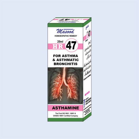 HR NO-47 (ASTHAMINE) - Dr. Masood Homoeopathic Pharmaceuticals HR NO-47 (ASTHAMINE) - Dr. Masood Homoeopathic Pharmaceuticals