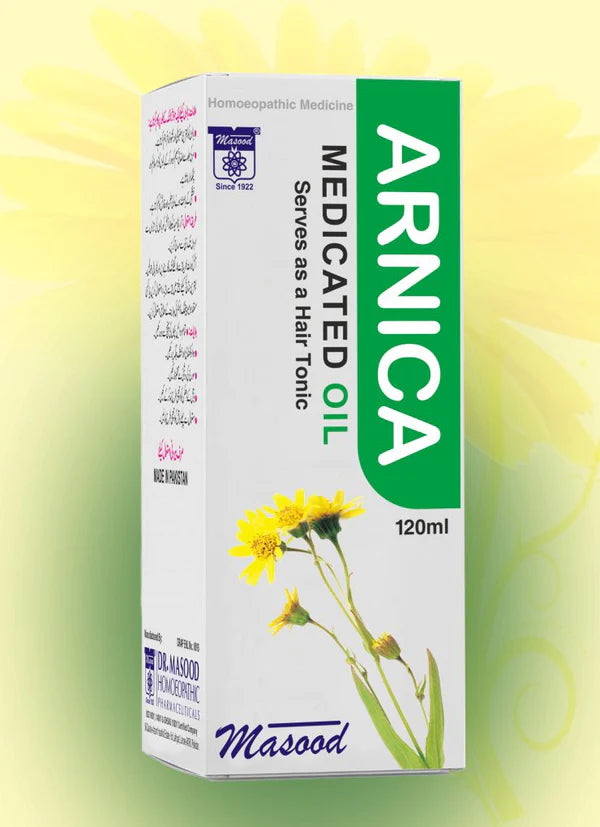 Arnica Hair oil - For hair regrowth & Strength- Dr.Masood homeopathic