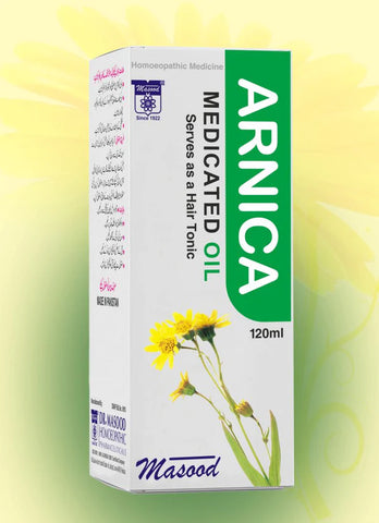 Arnica Hair oil - For hair regrowth & Strength- Dr.Masood homeopathic