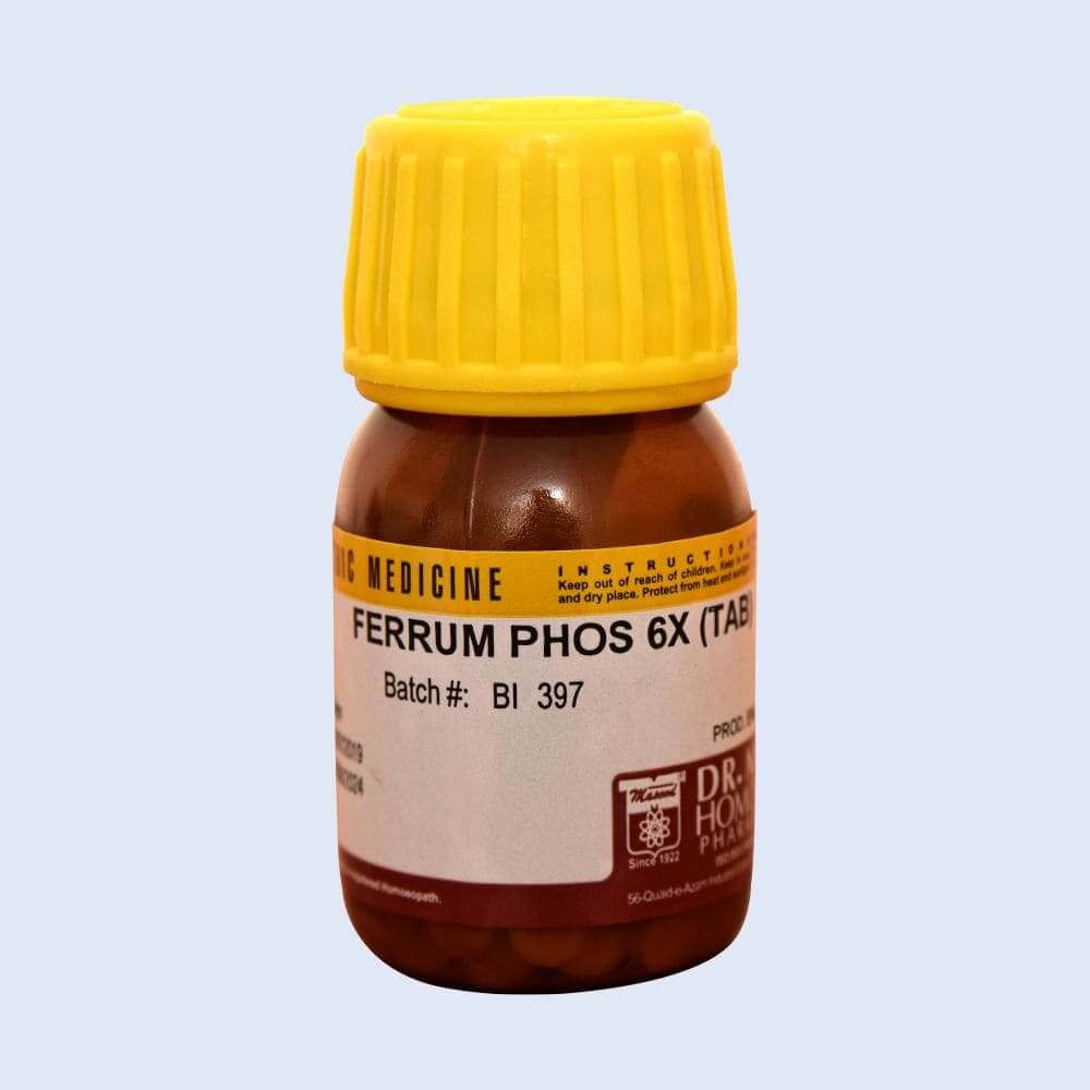 Ferrum Phos 6X , 3X , 12 X -Bio Chemic Salt -masood