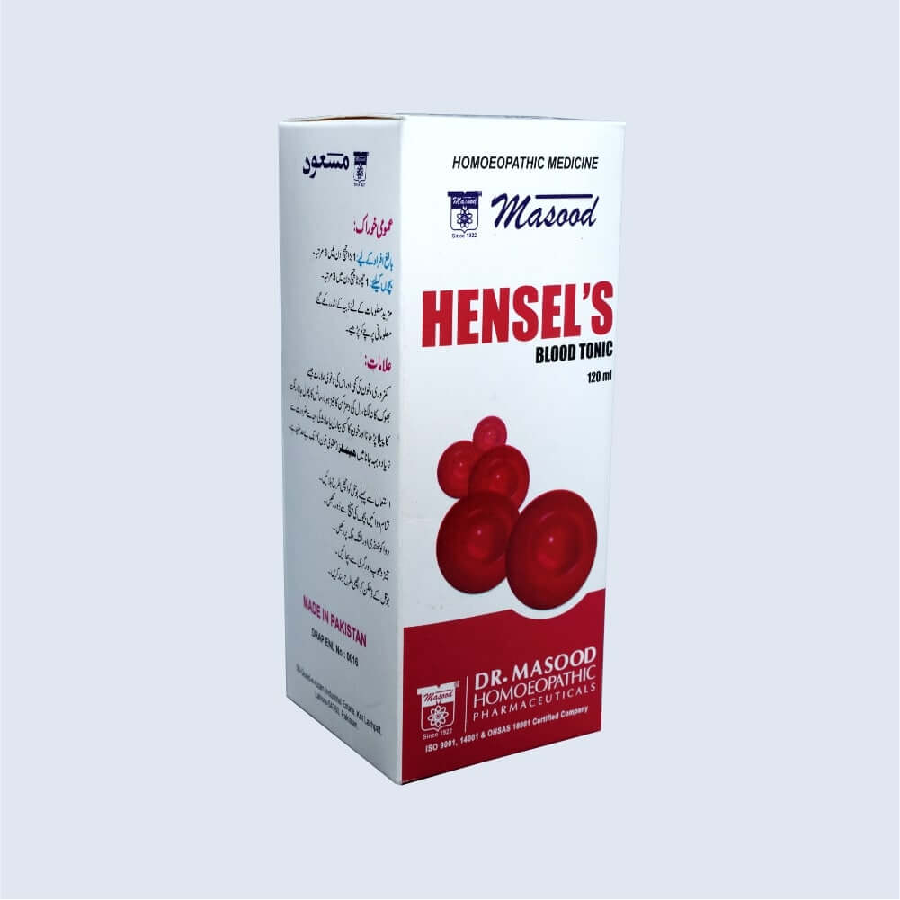 Hensel Syrup - Homeopathic Iron Tonic (for Anemia)- Dr Masood