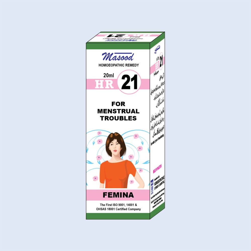 HR-21 (FEMINA) - Dr. Masood Homoeopathic Pharmaceuticals