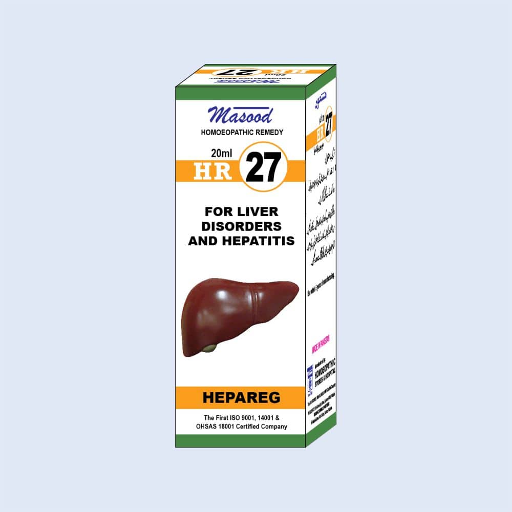 HR-27 (HEPAREG) - Dr. Masood Homoeopathic Pharmaceuticals