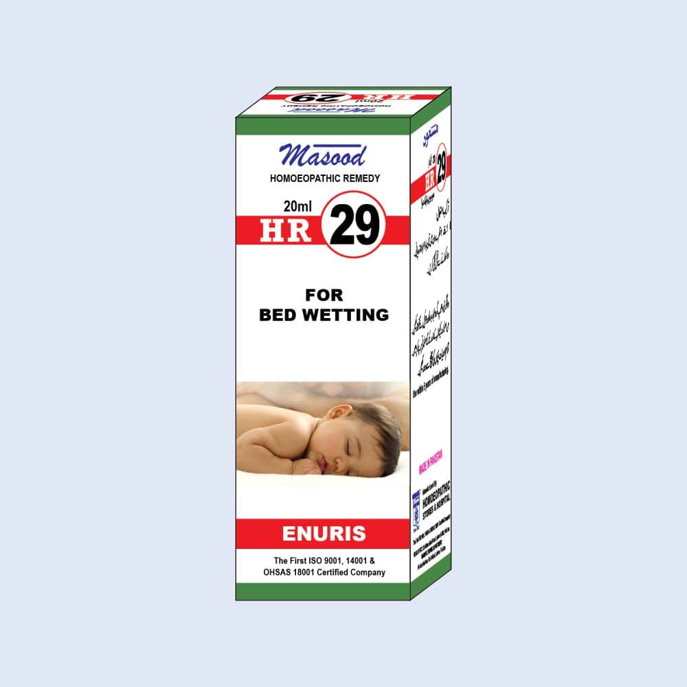 HR-29 (ENURIS) -homeopathic medicine for bedwetting in child and adults