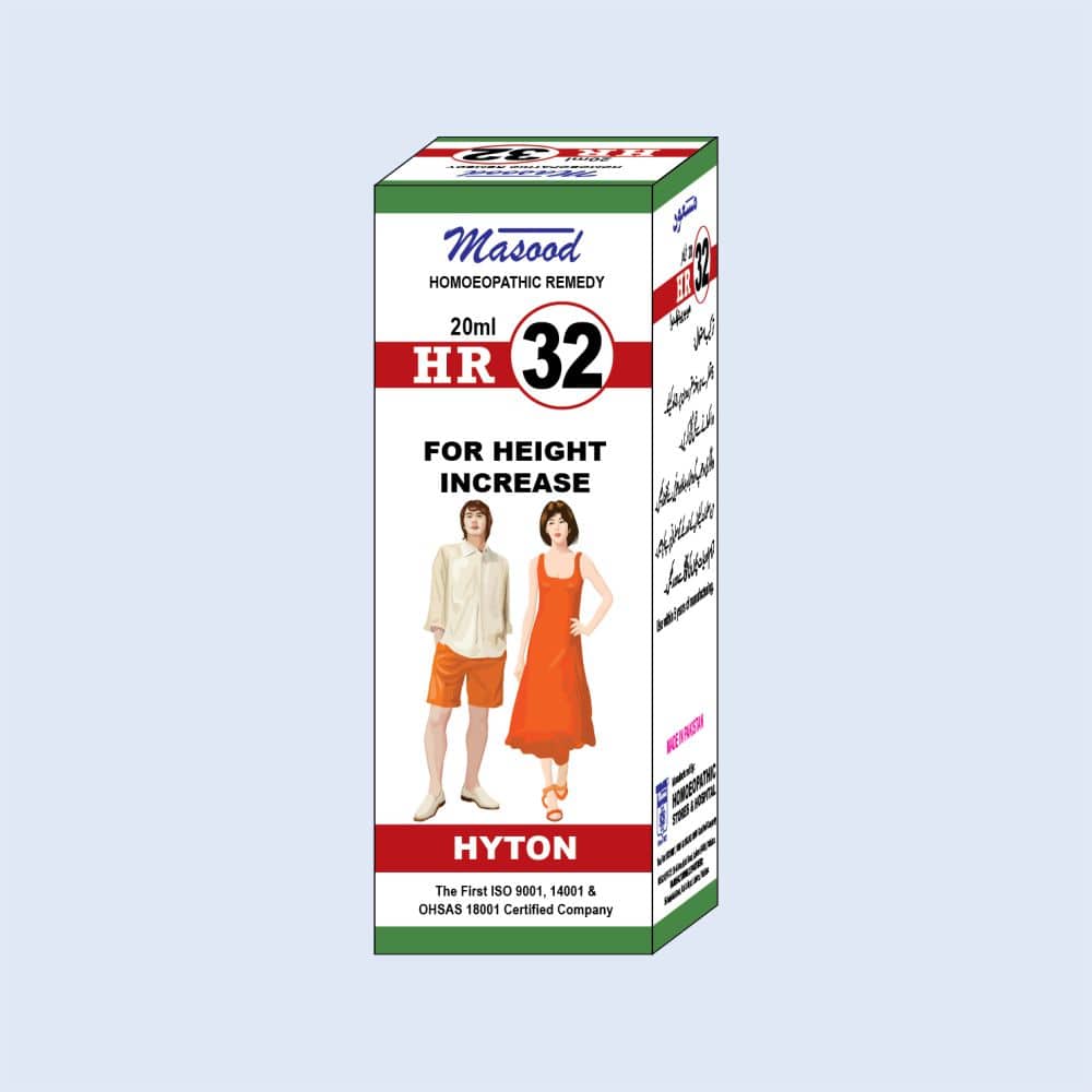 HR-32 (Hytron) - Homeopathic Drops for Height Increase - Dr.Masood homeopathic pharma