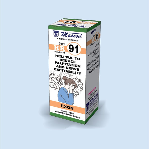 HR NO. 91 Homeopathic Drops for Stress & Anxiety Masood