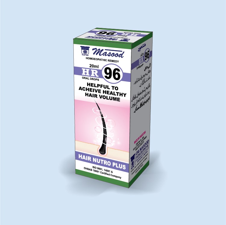 HR NO.96 Homeopathic Medicine for Hair Fall Dr. Masood