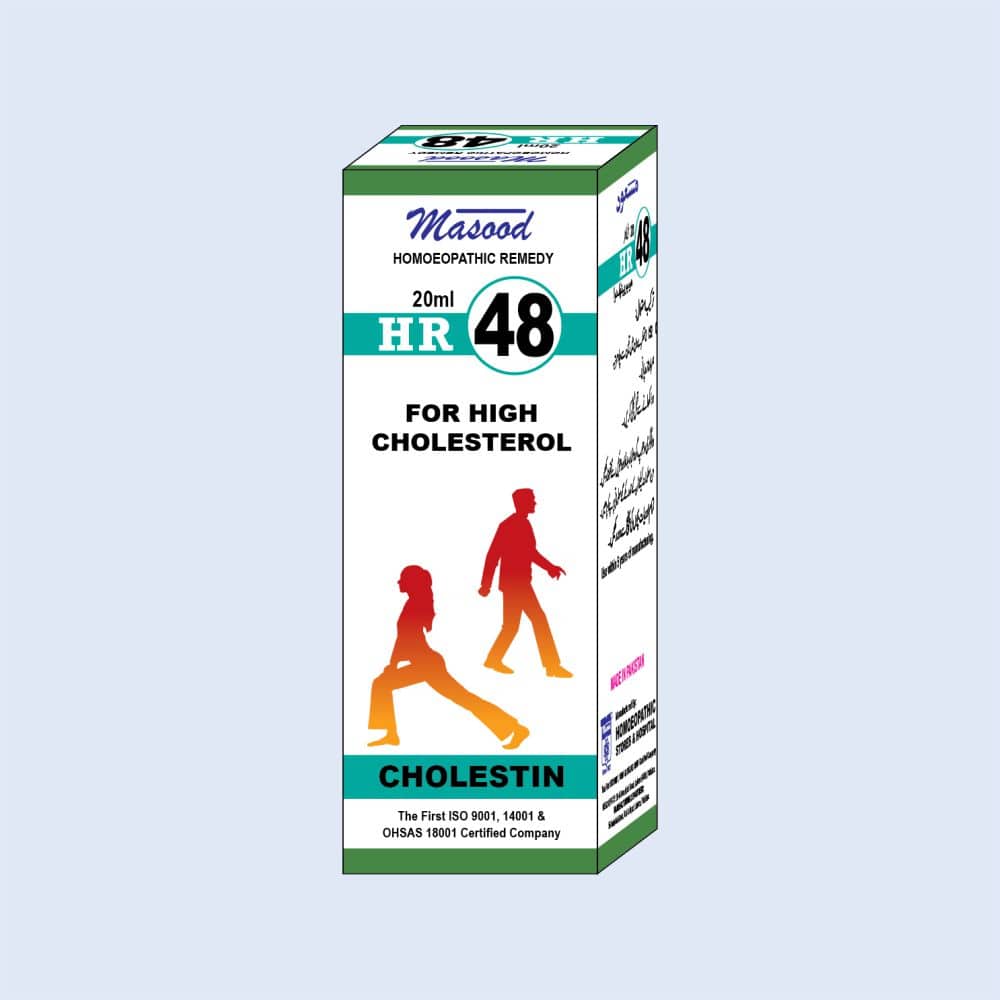 HR NO-48 (CHOLESTIN) - Homeopathic medicine for cholerstorl- Dr.Masood