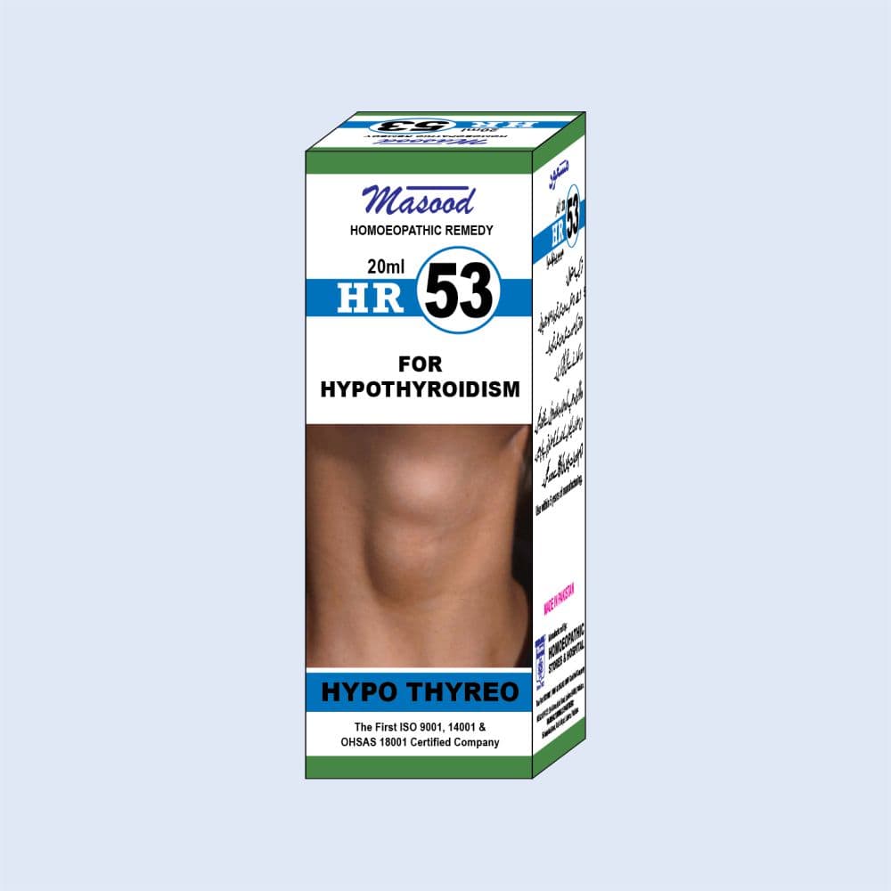 HR NO-53 (HYPO THYREO) - Dr. Masood Homoeopathic Pharmaceuticals