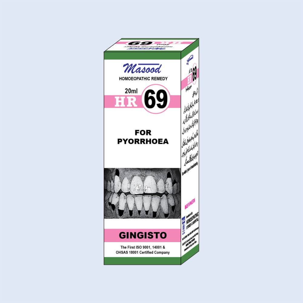 HR NO-69 (GINGISTO) - Dr. Masood Homoeopathic Pharmaceuticals
