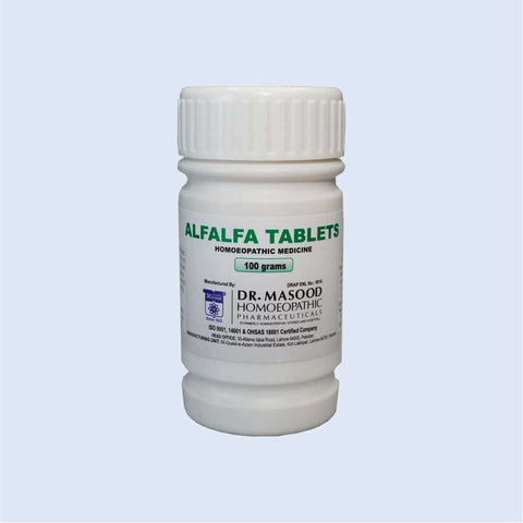 Masood's Allfalfa Tablets | Homeopathic Medicine for Weight Gain & Health