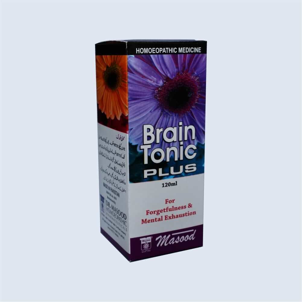 Brain Tonic Plus - Homeopathic Tonic for Nervous System- Masood  homeopathic