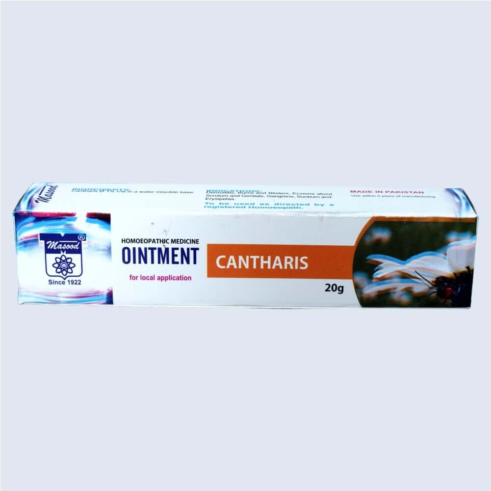 Cantharis Ointment (Burn Cream) - For Burn & Scalds by Dr. Masood homeopathic