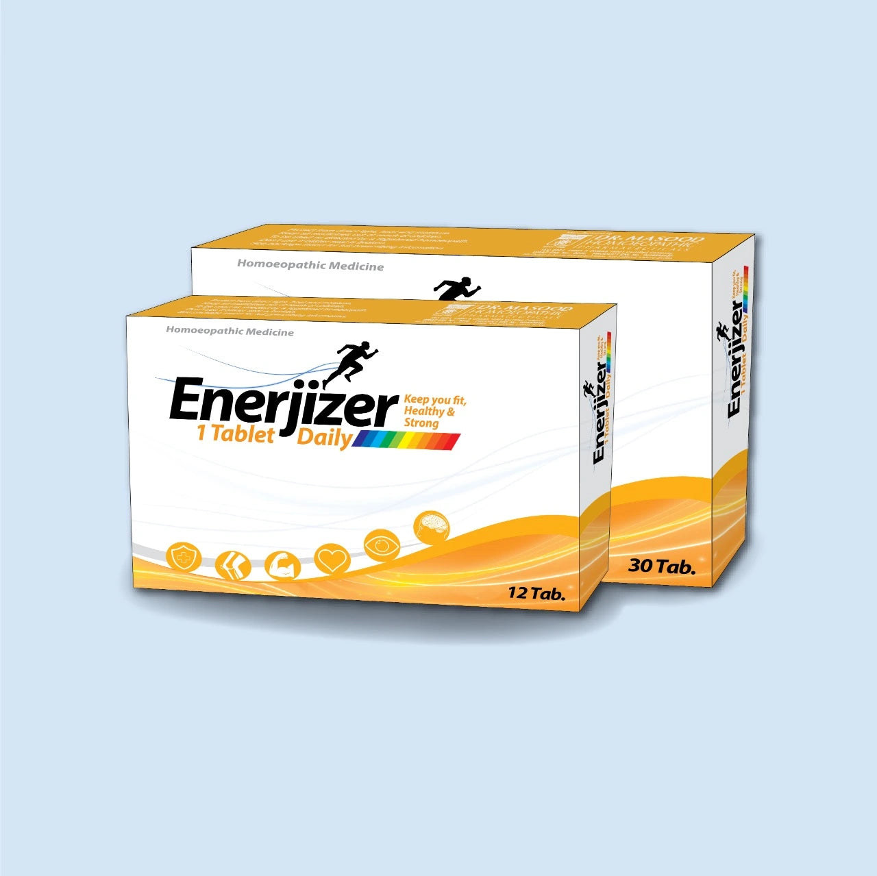 ENERJIZER (1 Tab. Daily) - Homeopathic Tablets For Energy - Dr. Masood homeopathic