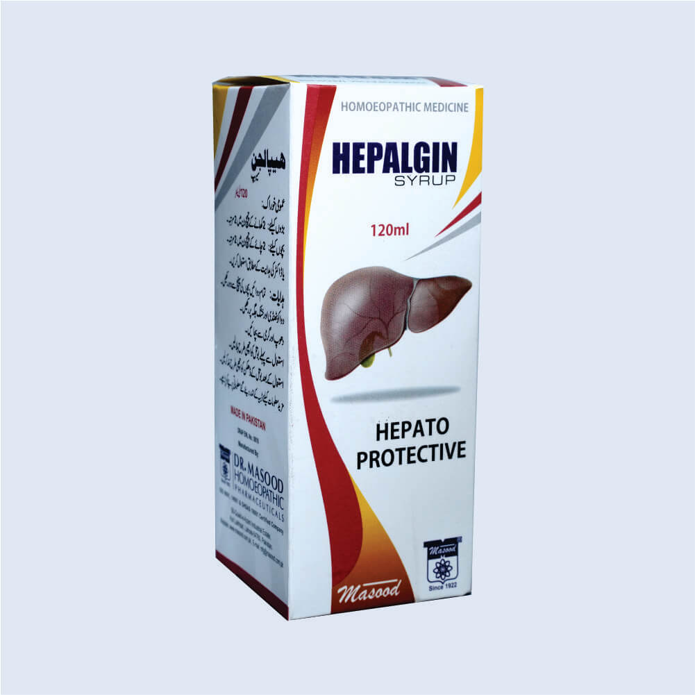 Hepalgin Syrup - For Liver Disorders & Hepatitis-Dr. Masood homeopathic pharma